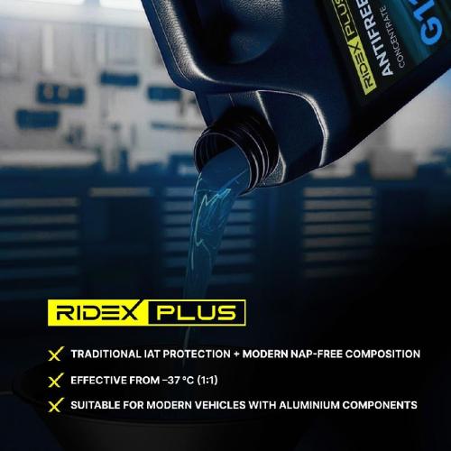 RIDEX PLUS Kühlmittel Kühlflüssigkeit G11 Blau Konzentrat 1,5L Kühlerfrostschutz Bild RIDEX PLUS Kühlmittel Kühlflüssigkeit G11 Blau Konzentrat 1,5L Kühlerfrostschutz
