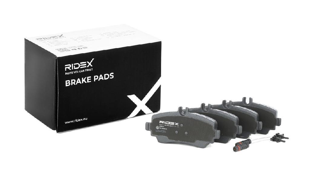RIDEX Bremsbelagsatz Bremsbeläge Vorne passend für MERCEDES-BENZ VANEO (414)