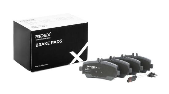 RIDEX Bremsbelagsatz Bremsbeläge Vorne passend für MERCEDES-BENZ VANEO (414) Bild RIDEX Bremsbelagsatz Bremsbeläge Vorne passend für MERCEDES-BENZ VANEO (414)