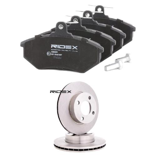 RIDEX Bremsenset Vorne Belüftet Ø256mm - Bremsscheiben und Beläge für AUDI Bild RIDEX Bremsenset Vorne Belüftet Ø256mm - Bremsscheiben und Beläge für AUDI