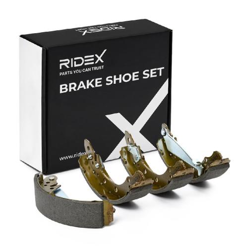 RIDEX Bremsbacken Satz für Trommelbremse Hinten mit Handbremshebel für VW 200mm Bild RIDEX Bremsbacken Satz für Trommelbremse Hinten mit Handbremshebel für VW 200mm