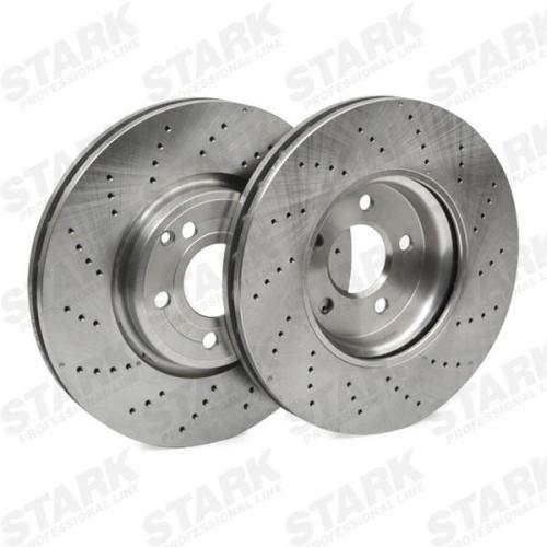 STARK SKBD-0023265 2x Bremsscheiben Vorne Ø322mm gelocht/innenbel. Bild STARK SKBD-0023265 2x Bremsscheiben Vorne Ø322mm gelocht/innenbel.