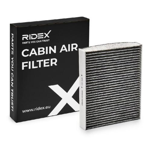 RIDEX 424I0496 Innenraumfilter Pollenfilter Aktivkohlefilter Höhe: 35 Breite: Bild RIDEX 424I0496 Innenraumfilter Pollenfilter Aktivkohlefilter Höhe: 35 Breite: