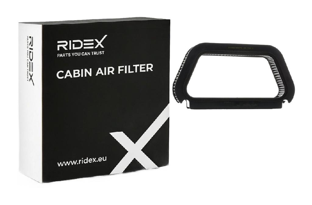 RIDEX 424I0207 Innenraumfilter Pollenfilter Aktivkohlefilter Höhe: 63 Breite: