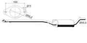 VEGAZ Mittelschalldämpfer für FORD FOCUS (DAW, DBW)