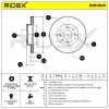 RIDEX 82B0849 2x Bremsscheiben Vorne Ø240mm Belüftet für NISSAN 100 NX Bild RIDEX 82B0849 2x Bremsscheiben Vorne Ø240mm Belüftet für NISSAN 100 NX