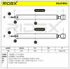 RIDEX 854S1854 2x Stoßdämpfer Gasdruck Hinten für FORD Fiesta Mk6 Schrägheck Bild RIDEX 854S1854 2x Stoßdämpfer Gasdruck Hinten für FORD Fiesta Mk6 Schrägheck