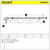 RIDEX ABS-Sensor 412W0137 Hinterachse beidseitig Sensorart: Induktivsensor 800mm Bild RIDEX ABS-Sensor 412W0137 Hinterachse beidseitig Sensorart: Induktivsensor 800mm