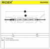 RIDEX Handbremsseil Hinten passend für PEUGEOT 205 II (20A/C) Bild RIDEX Handbremsseil Hinten passend für PEUGEOT 205 II (20A/C)