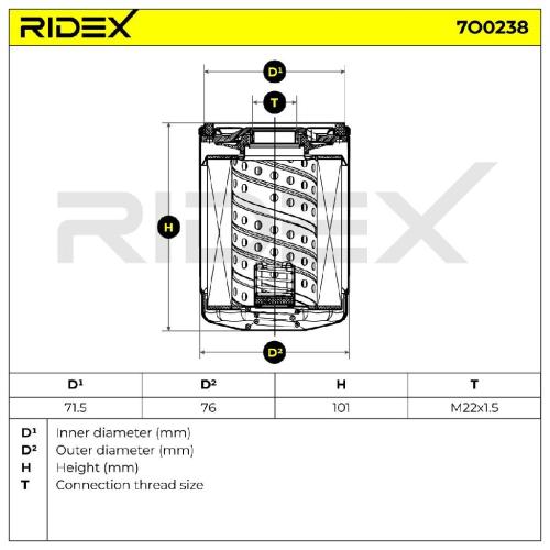 RIDEX Ölfilter Motorölfilter Anschraubfilter 7O0238 für FORD Transit Mk7 Bus Bild RIDEX Ölfilter Motorölfilter Anschraubfilter 7O0238 für FORD Transit Mk7 Bus