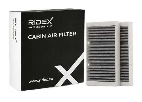 RIDEX 424I0438 Innenraumfilter Pollenfilter Aktivkohlefilter Höhe: 40 Breite: Bild RIDEX 424I0438 Innenraumfilter Pollenfilter Aktivkohlefilter Höhe: 40 Breite: