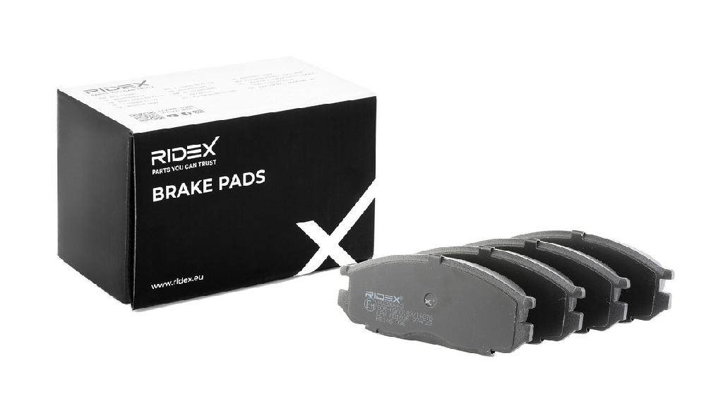 RIDEX Bremsbelagsatz Bremsbeläge Hinten für NISSAN Patrol GR IV SUV (Y60, GR)