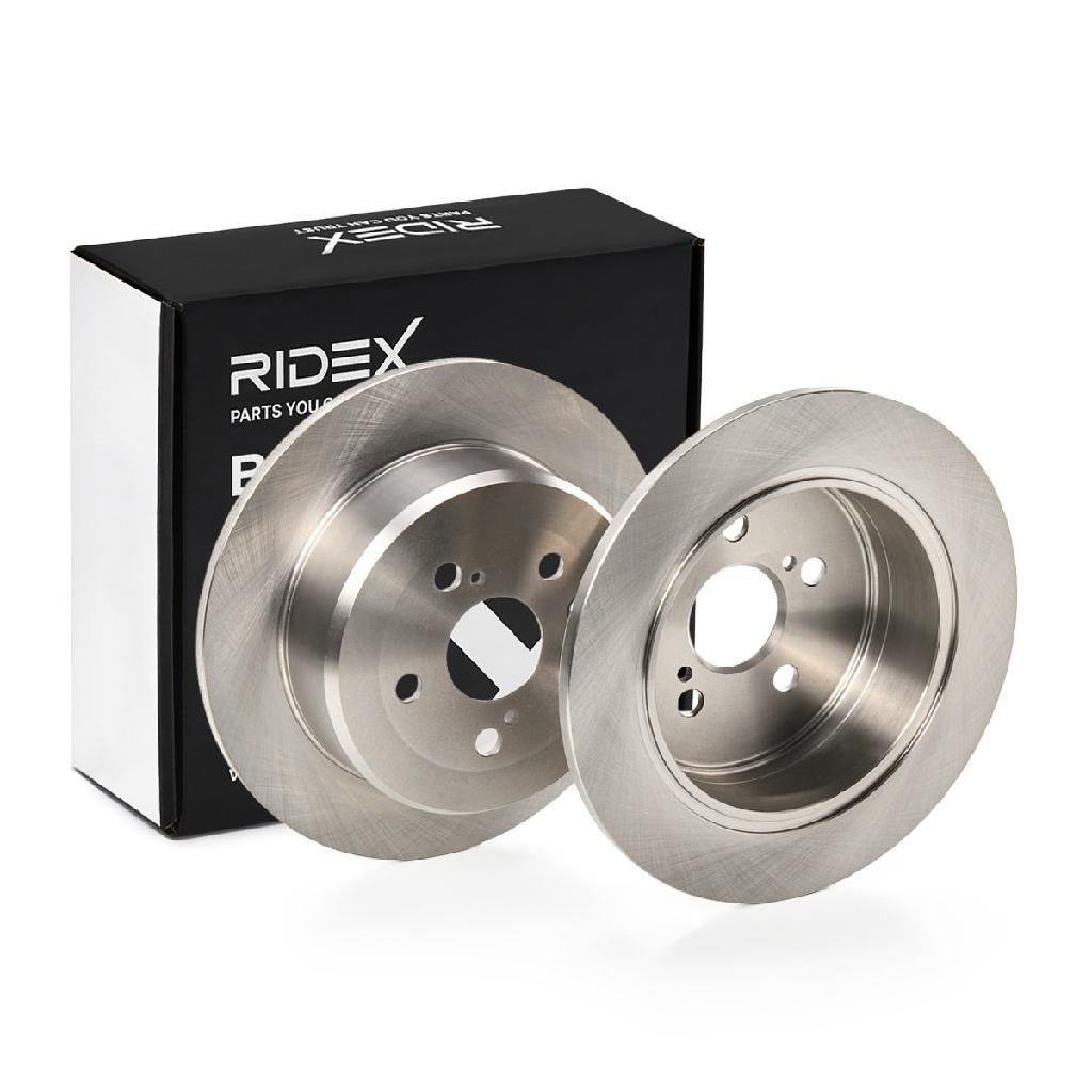 RIDEX 82B0650 2x Bremsscheiben Hinten Ø269mm voll für TOYOTA CELICA