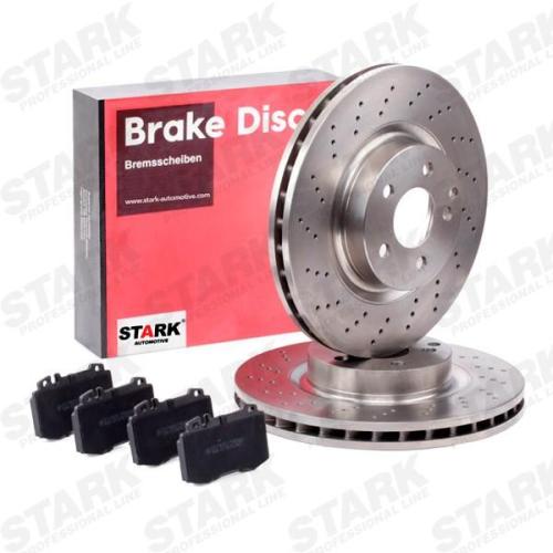 STARK Bremsenset Vorne Ø330mm - Bremsscheiben und Beläge Bild STARK Bremsenset Vorne Ø330mm - Bremsscheiben und Beläge