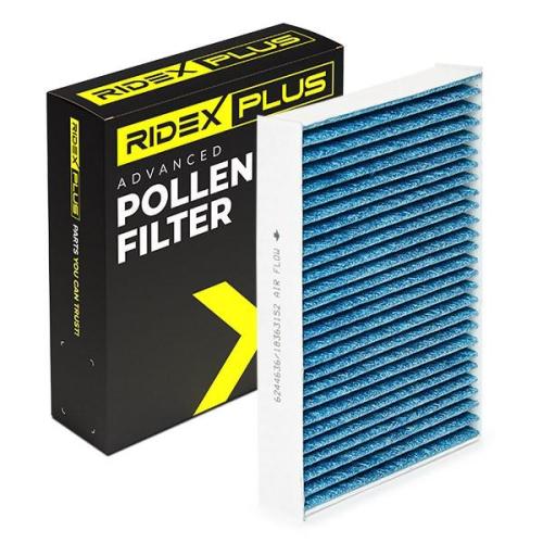 RIDEX PLUS 424I0780P Innenraumfilter Pollenfilter Aktivkohlefilter Höhe: 31 Bild RIDEX PLUS 424I0780P Innenraumfilter Pollenfilter Aktivkohlefilter Höhe: 31