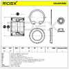 RIDEX 654W0082 Radlagersatz pro 1 Rad Hinten beidseitig Kegelrollenlager Bild RIDEX 654W0082 Radlagersatz pro 1 Rad Hinten beidseitig Kegelrollenlager