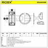 RIDEX 654W0006 Radlagersatz pro 1 Rad Vorne beidseitig Hinten f&uuml;r VW Golf 5I