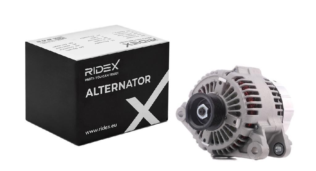 RIDEX 4G1037 Lichtmaschine 130A Generator LiMa 12V Alternator mit Riemenscheibe