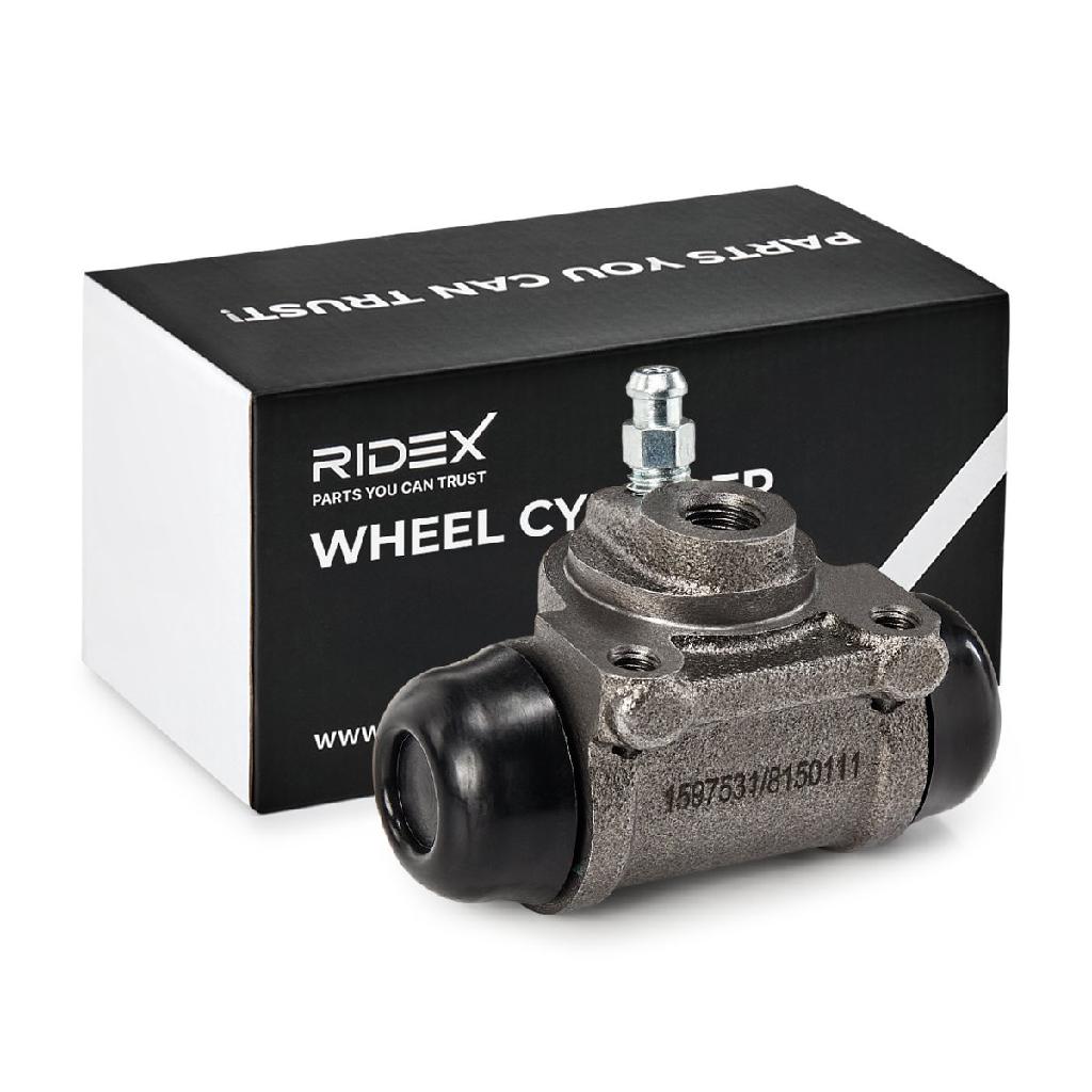 RIDEX 277W0022 1x Radbremszylinder Trommelbremse Radzylinder Hinten beidseitig