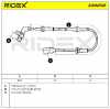 RIDEX ABS-Sensor 412W0121 Vorderachse beidseitig Sensorart: Induktivsensor 875mm Bild RIDEX ABS-Sensor 412W0121 Vorderachse beidseitig Sensorart: Induktivsensor 875mm