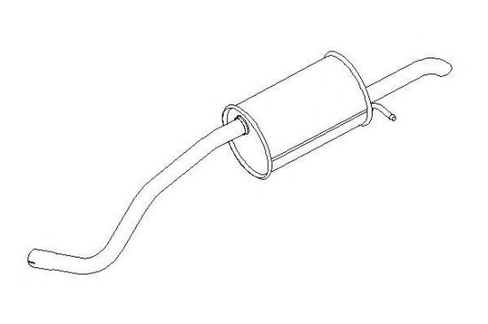 VEGAZ Endschalldämpfer Hinten für VW POLO (9N) Bild VEGAZ Endschalldämpfer Hinten für VW POLO (9N)