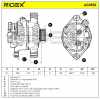 RIDEX 4G0152 Lichtmaschine 120A 14V Drehrichtung im Uhrzeigersinn mit für OPEL Bild RIDEX 4G0152 Lichtmaschine 120A 14V Drehrichtung im Uhrzeigersinn mit für OPEL