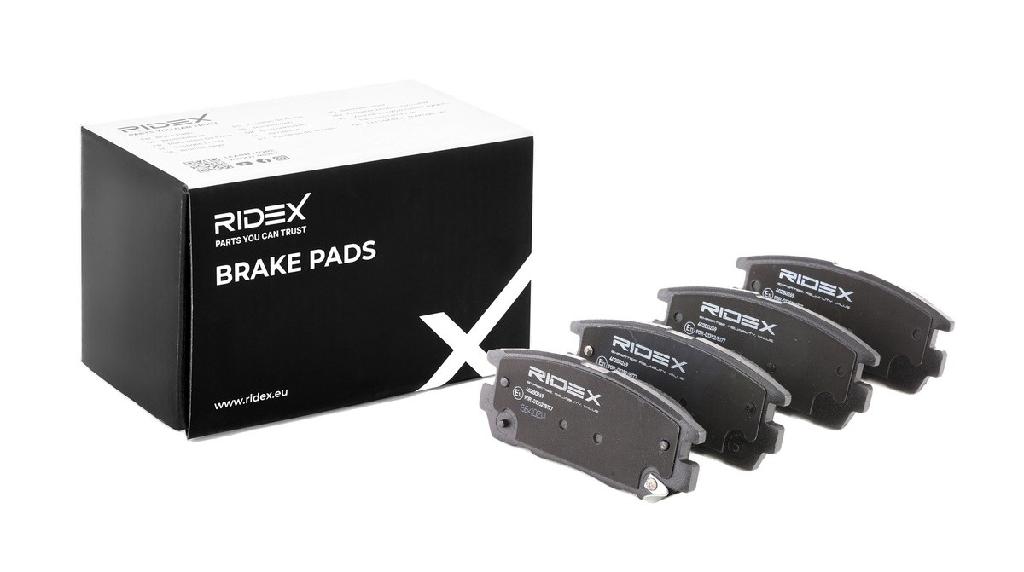 RIDEX Bremsbelagsatz Bremsbeläge Hinten für CHEVROLET CAPTIVA (C100, C140)