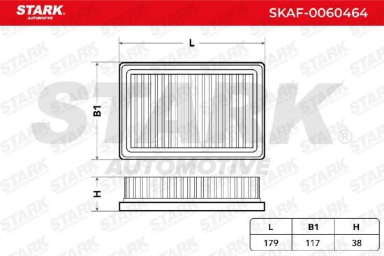 STARK SKAF-0060464 Motor Luftfilter RechtEckig Umluftfilter Filtereinsatz Bild STARK SKAF-0060464 Motor Luftfilter RechtEckig Umluftfilter Filtereinsatz