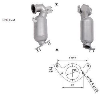 VEGAZ OK-363 Katalysator Kat Euro 6 für OPEL INSIGNIA Caravan 12679189 Bild VEGAZ OK-363 Katalysator Kat Euro 6 für OPEL INSIGNIA Caravan 12679189