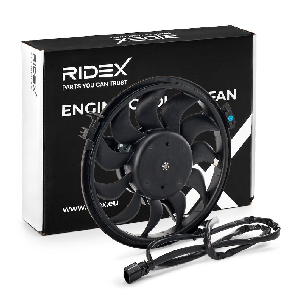 RIDEX 508R0007 Kühlerlüfter Lüfter Motorkühlung für AUDI A4 Avant (8E5, B6)