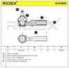 RIDEX Spurstangenkopf Vorderachse beidseitig Traggelenk FM14X1,5R 914T0083 Bild RIDEX Spurstangenkopf Vorderachse beidseitig Traggelenk FM14X1,5R 914T0083