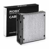 RIDEX 424I0727 Innenraumfilter Pollenfilter Aktivkohlefilter Höhe: 56 Breite: