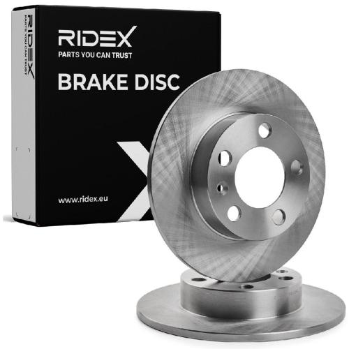 RIDEX 82B0003 2x Bremsscheiben Hinten Ø232mm voll für VW Golf 1V Schrägheck Bild RIDEX 82B0003 2x Bremsscheiben Hinten Ø232mm voll für VW Golf 1V Schrägheck