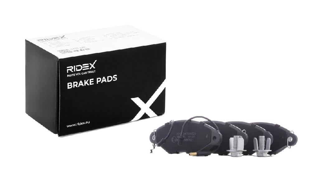 RIDEX Bremsbelagsatz Bremsbeläge Vorne für RENAULT KANGOO (KC0/1) KANGOO Express