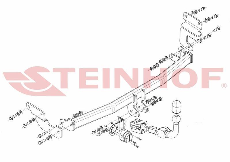 STEINHOF Anhängerkupplung für HYUNDAI i20 (PB, PBT)