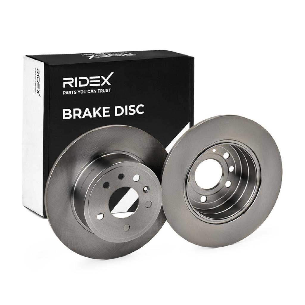 RIDEX 82B0138 2x Bremsscheiben Hinten Ø285,7mm voll für OPEL VECTRA B (36)