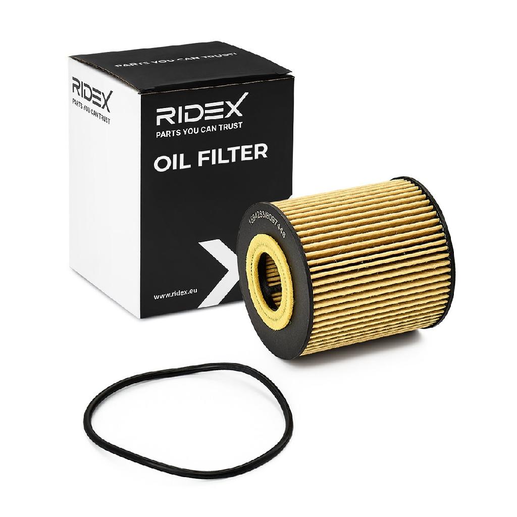 RIDEX Ölfilter Motorölfilter Filtereinsatz mit Dichtungen 7O0022 für VOLVO