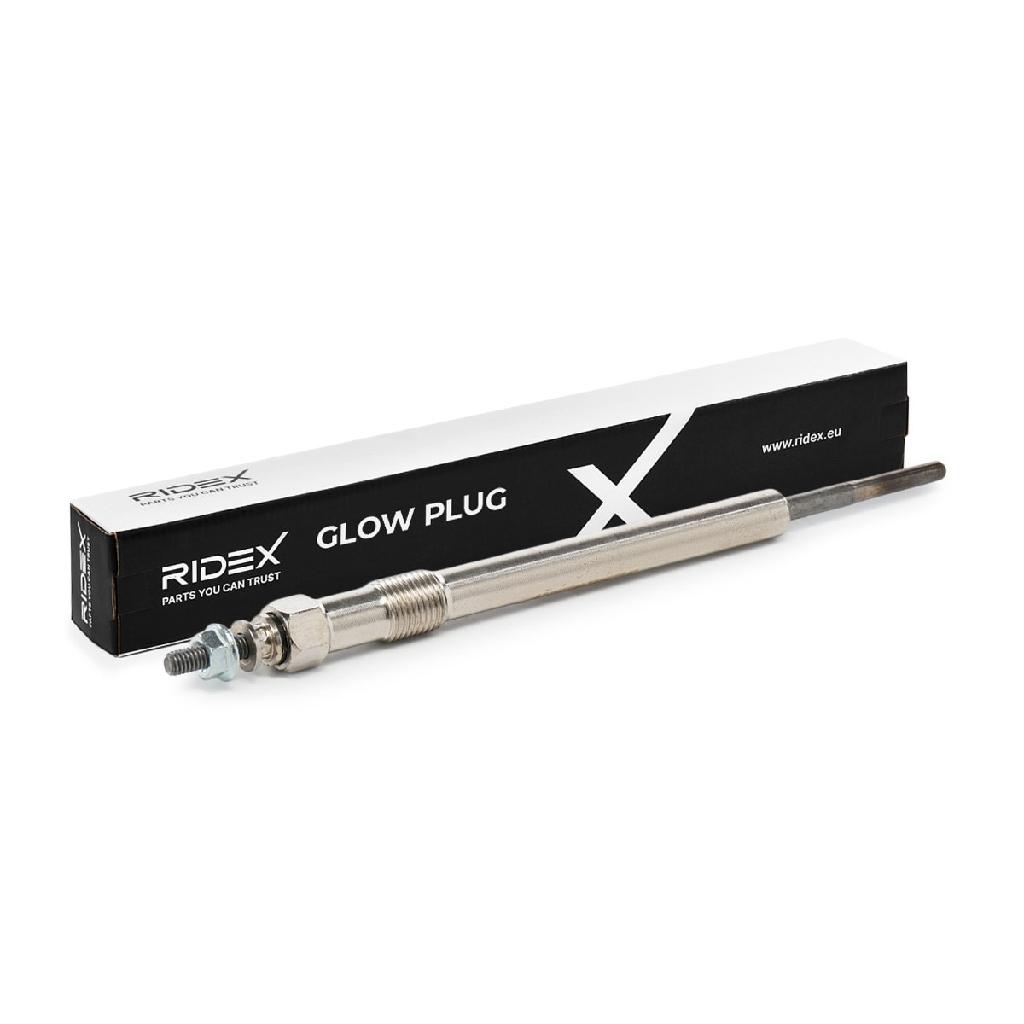 RIDEX Diesel Glühkerze 4.4V Schlüsselweite: 10mm Gewindemaß:M10 x 1 für FORD