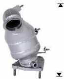 VEGAZ OK-837 Katalysator Kat mit Anbau-/Befestigungsmaterial für Fahrzeuge mit