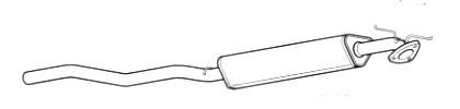 VEGAZ Mittelschalldämpfer für OPEL Astra K Schrägheck (B16) Bild VEGAZ Mittelschalldämpfer für OPEL Astra K Schrägheck (B16)