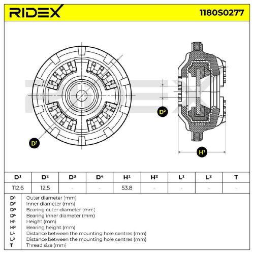 RIDEX 1180S0277 Federbeinstützlager Vorne für VW Golf 5II Schrägheck 8R0412392A Bild RIDEX 1180S0277 Federbeinstützlager Vorne für VW Golf 5II Schrägheck 8R0412392A