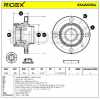 RIDEX 654W0054 Radlagersatz pro 1 Rad Hinten beidseitig für VW Polo Schrägheck Bild RIDEX 654W0054 Radlagersatz pro 1 Rad Hinten beidseitig für VW Polo Schrägheck