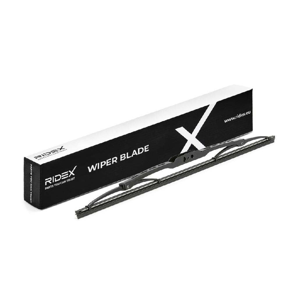 RIDEX Scheibenwischer Wischblatt Stück ohne Spoiler Vorne Länge: 430mm Standard