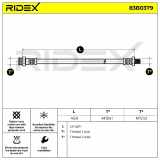 RIDEX Bremsschlauch 83B0379 HINTEN BREMSSCHLÄUCHE Länge: 458mm für NISSAN