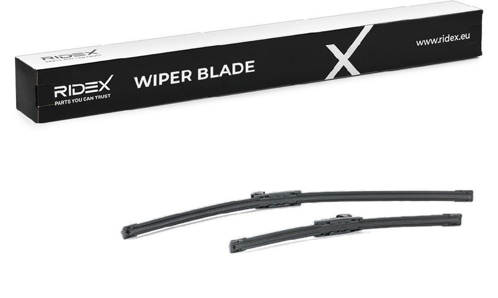 2x RIDEX Scheibenwischer Satz Wischerblätter Satz mit Spoiler Vorne Länge 1: Top