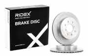 RIDEX 82B0268 2x Bremsscheiben Vorne Ø252,6mm Belüftet für OPEL AGILA