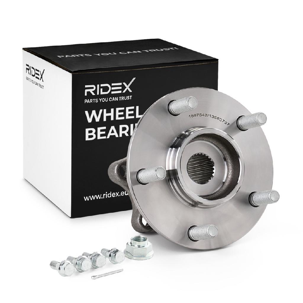 RIDEX 654W0974 Radlagersatz pro 1 Rad Hinten links rechts Schrägkugellager