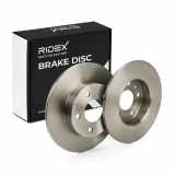 RIDEX 82B0002 2x Bremsscheiben Hinten Ø264mm voll für OPEL ZAFIRA B (A05)