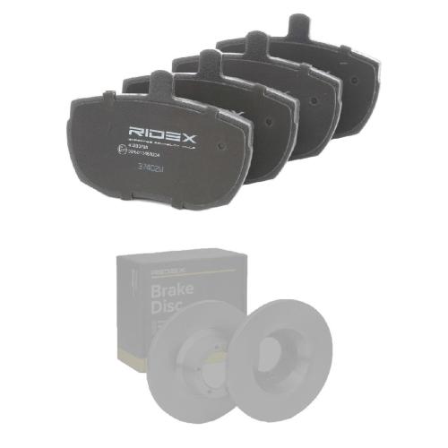 RIDEX Bremsenset Vorne Ø270mm - Bremsscheiben und Beläge für FORD TRANSIT Kasten Bild RIDEX Bremsenset Vorne Ø270mm - Bremsscheiben und Beläge für FORD TRANSIT Kasten