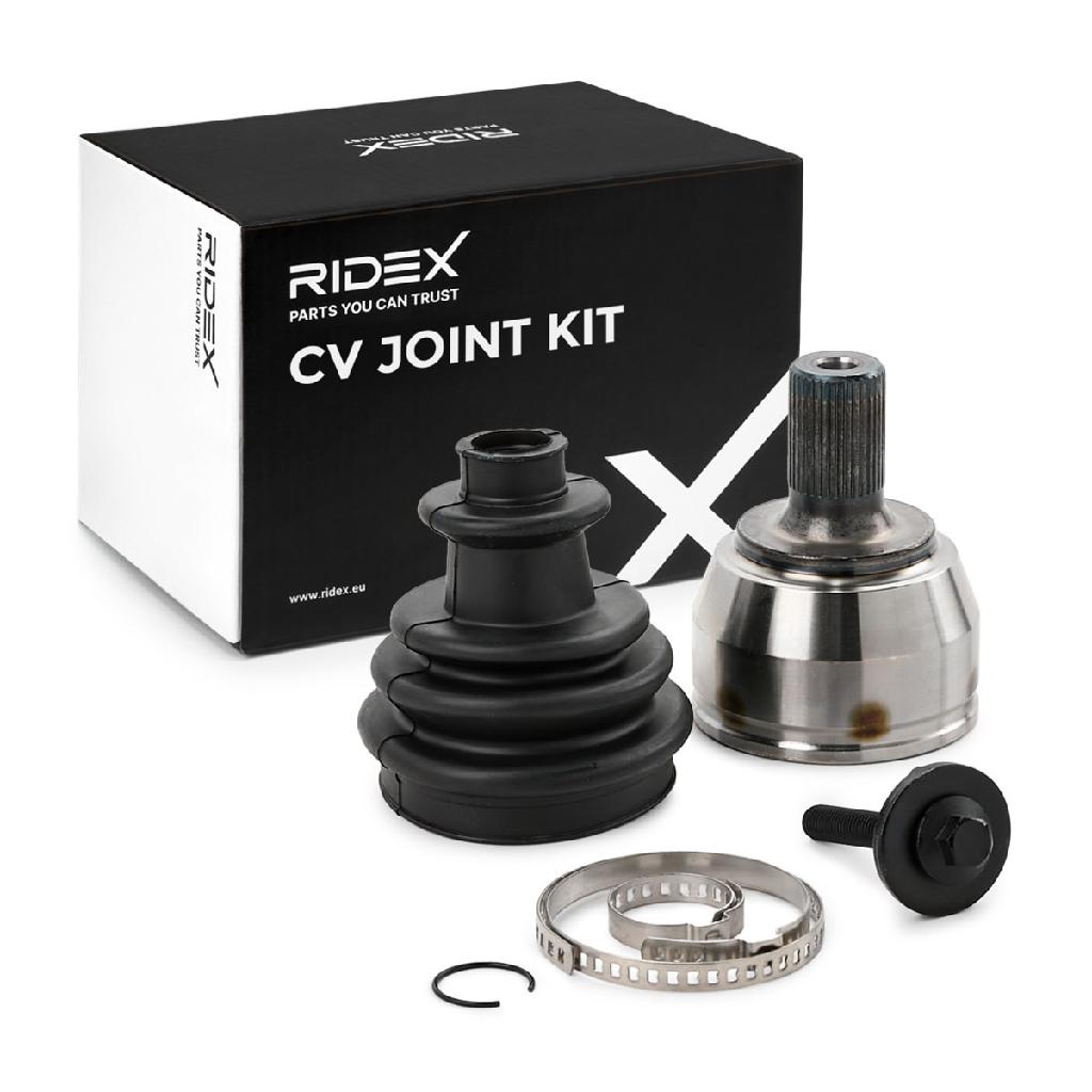 RIDEX 5J0641 Gelenksatz Antriebswelle Achswelle Vorne radseitig für FORD 8603365